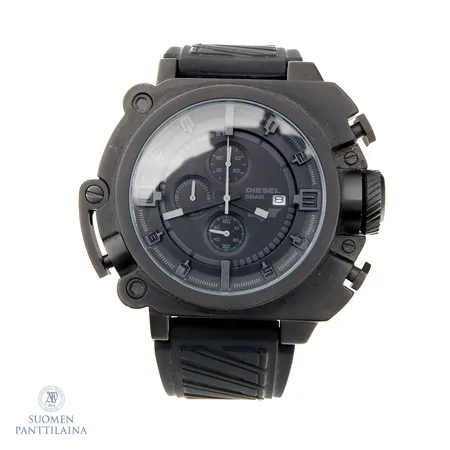 Teräsrannekello Diesel, Batman Limited Edition, ref. DZWB0001, rungon leveys 60mm, rannekkeen pituus 190-235mm