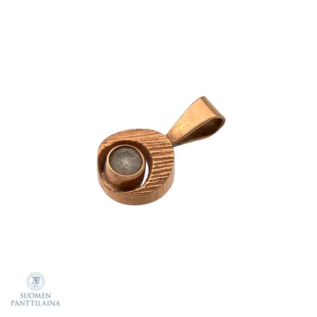 Kiviriipus, korkeus 12mm, design Karl Laine, 585br,  Paino: 0,6 g
