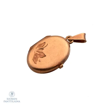 Amuletti, kulumaa, korkeus 22mm, 585br,  Paino: 1,5 g