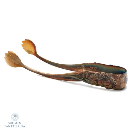 Sokeriottimet, pituus 102mm, kaiverrettu, 813, Paino: 22,3 g