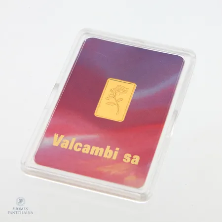 Kultaharkko, Valcambi, nr.TT000640, 999, Paino: 1 g