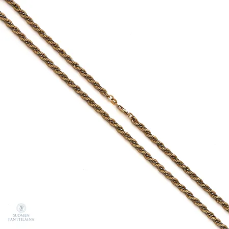 Cordell-kaulaketju, pituus 51cm, Ø 4,3mm, 585 kelta-ja valkokulta,  Paino: 16,8 g