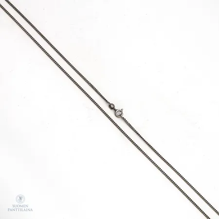 Panssarikaulaketju, leveys 1,7mm, pituus 70cm, 925,  Paino: 5,6 g