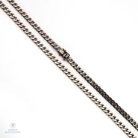 Panssarikaulaketju, leveys 6,5mm, pituus 62,5mm, 925, Paino: 54,2 g