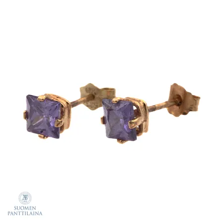 Kivikorvakorut, mitat 6x6mm, 585br,  Paino: 1,2 g