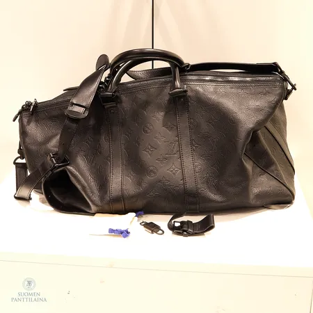 Käsilaukku Louis Vuitton M44810, keep.50 ba.m.shad.noir, pientä käytön jälkeä, dustbag, lukko ja avain