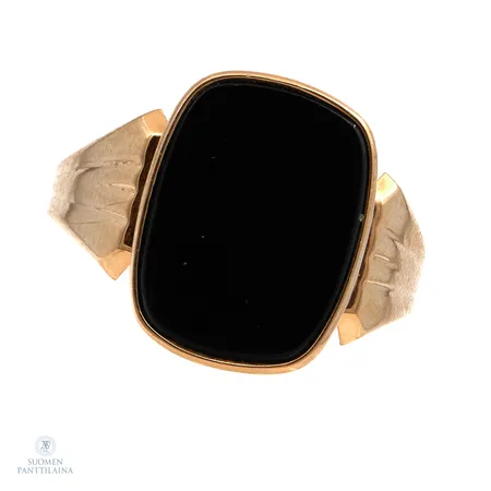 Kivisormus, koko 21½, 585br,  Paino: 3,2 g