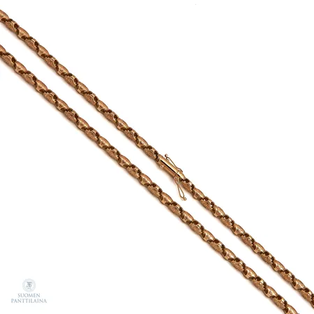 Kaulakoru, pituus 64cm, Ø6,2mm, 585,  Paino: 81,4 g