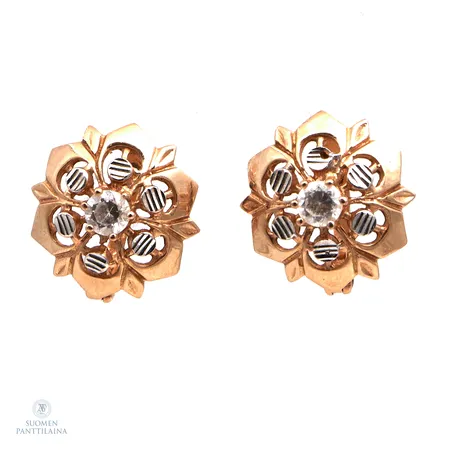 Kivikorvakorut, korkeus 16mm, 585br,  Paino: 5 g
