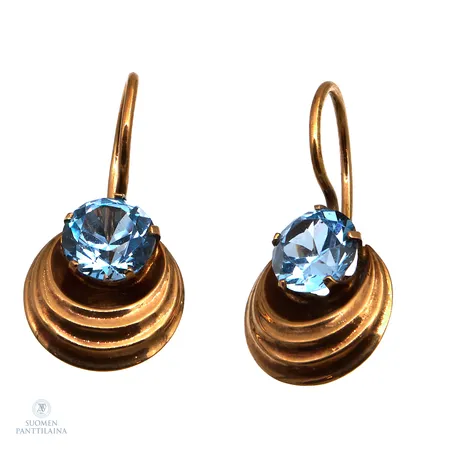 Kivikorvakorut, korkeus 22mm, 585br,  Paino: 1,6 g