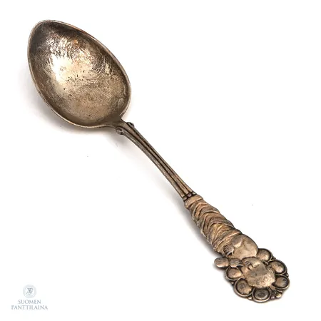Kummilusikka, kaiverrettu, pituus 144mm, 813h,  Paino: 21,4 g