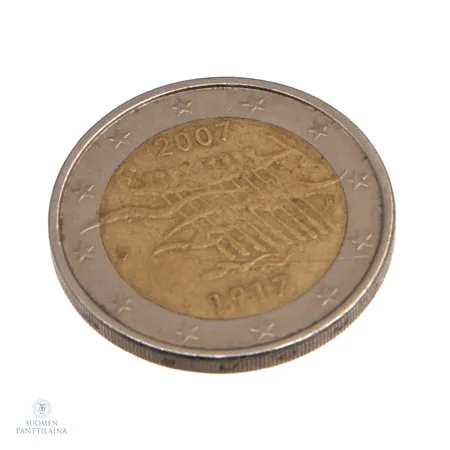 Kolikko, 2 euroa, Suomi 2007, 