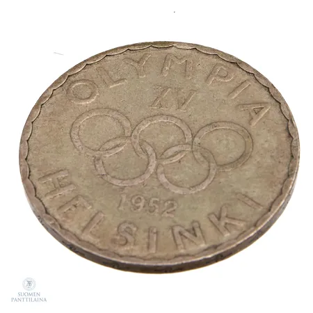 Olympiaraha, Olympia XV Helsinki 1952, nimellisarvo 500 markkaa, 500, Paino: 12 g