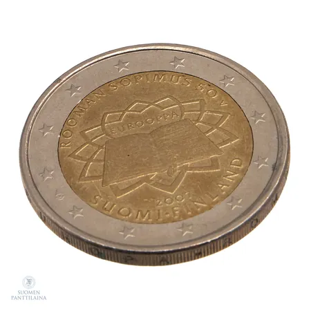Kolikko, 2, Rooman sopimus 50vuotta, Suomi 2007
