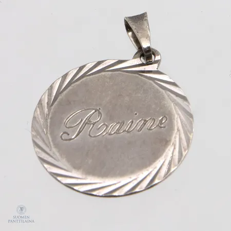 Riipus, kaiverrettu, korkeus 22mm, 925,  Paino: 1,5 g