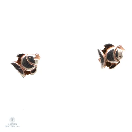 Kala-korvakorut, korkeus 6mm, 925,  Paino: 0,8 g