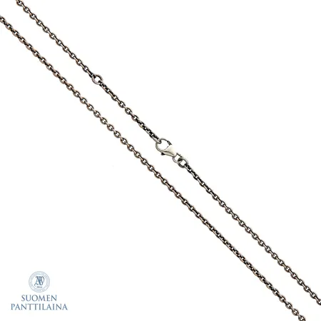 Ankkuri-kaulaketju, pituus 42,5-45,5cm, leveys 2mm, 925,  Paino: 4,9 g
