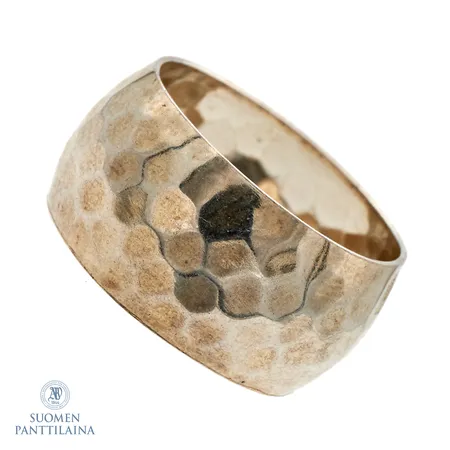 Kuvioutu sormus, koko 17, 835, Paino: 2,6 g
