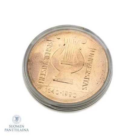 Juhlaraha, Helsingin yliopisto 1640-1990, nimellisarvo 100mk, 830, Paino: 24,7 g