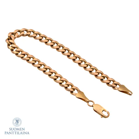 Panssariranneketju, ontto, pituus 200mm, leveys 6mm, 585,  Paino: 10,6 g