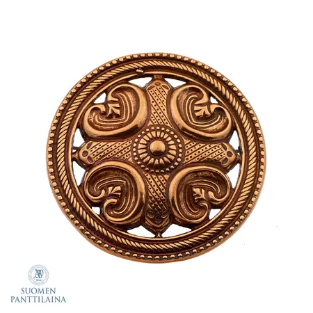 Rintaneula, Kalevala Koru, Räisälän solki, Ø46mm, pronssia