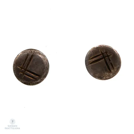 Kuvioidut korvakorut, Ø9mm, 830br,  Paino: 0,7 g