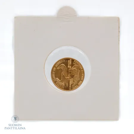 Kultaraha Yhdysvallat "American Gold Eagle" 5 dollaria, 916, Paino: 2,8 g