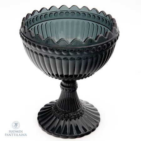 Mariskooli Iittala Marimekko, korkeus 155mm, tummanharmaa.