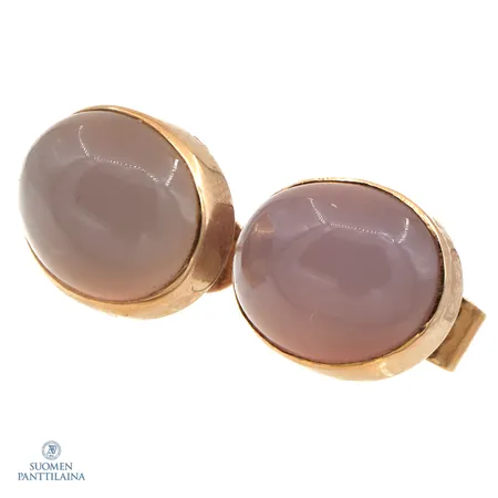 Kivikorvakorut, korkeus 12mm, 585br,  Paino: 3,7 g