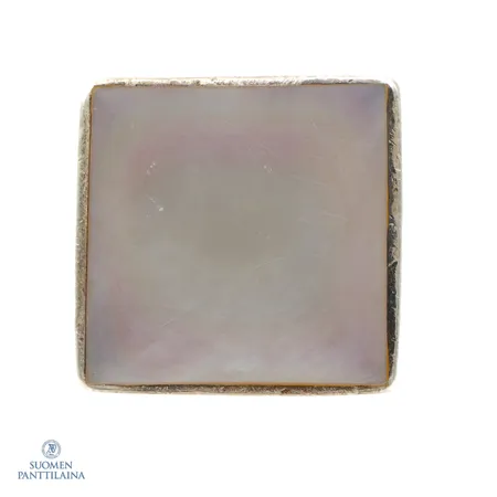 Kivisormus, koko 17, 925br,  Paino: 16,4 g