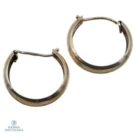 Korvarenkaat, Ø 18mm, 925,  Paino: 1,6 g