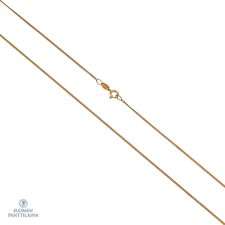 Panssarikaulaketju, pituus 51cm, paksuus 1mm, 585,  Paino: 1,8 g