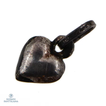 Sydänriipus, korkeus 16mm, 925,  Paino: 0,7 g