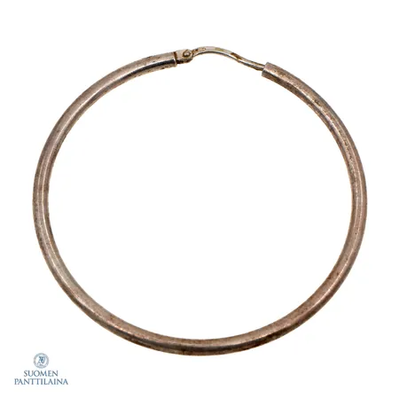 Pariton korvarengas, Ø 40mm, 925,  Paino: 2,8 g