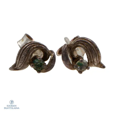 Kivikorvakorut, korkeus 10mm, 925br,  Paino: 1,1 g