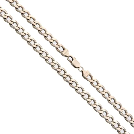 Panssarikaulaketju, pituus 50,5cm, leveys 8mm, 925,  Paino: 54,2 g