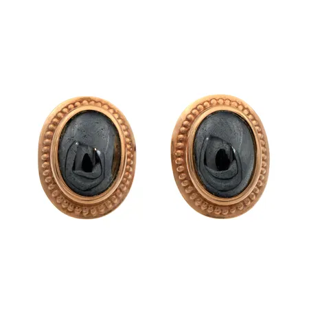 Kivikorvakorut, mitat 8x11mm, 585br,  Paino: 1,5 g
