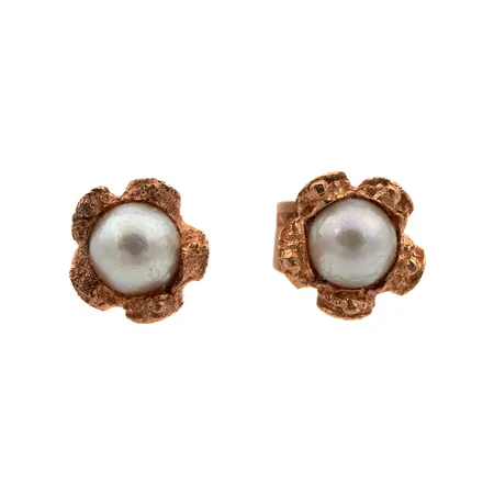 Helmikorvakorut, Ø 7mm, 585br, Paino: 1,8 g