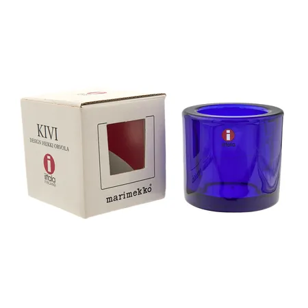 Kivi -tuikkulyhty, Iittala Marimekko, Sininen, korkeus 60mm, laatikko Paino: 0 g