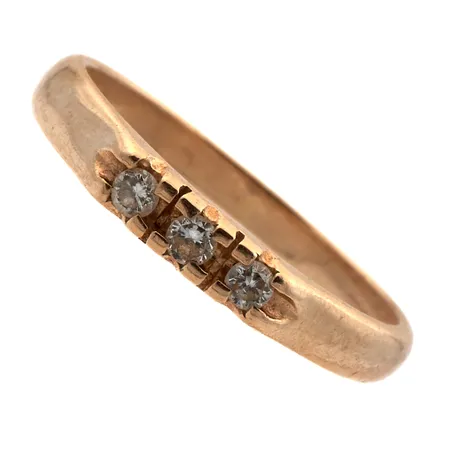 Timanttisormus 3xn.0.03ct, koko 16, 585,  Paino: 1,8 g