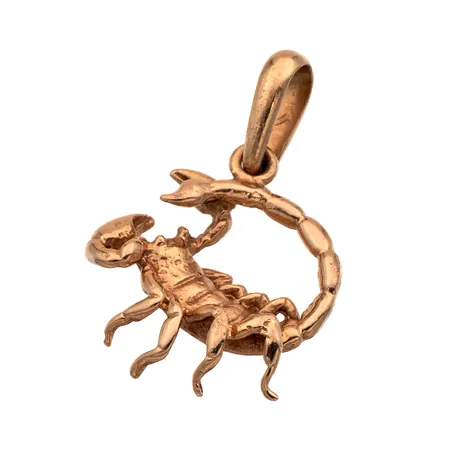 Skorpioni riipus, korkeus 30mm, 585, Paino: 4,6 g