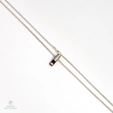 Kaulakoru, riipuksen korkeus 20mm, ketjun pituus 50,5cm, 925br, Paino: 6,7 g