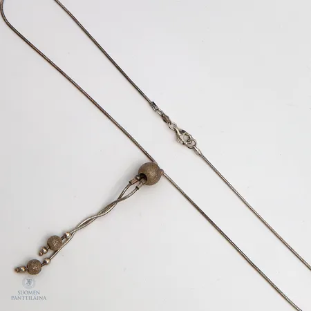 Kaulakoru, pituus 43cm, 925,  Paino: 9,6 g