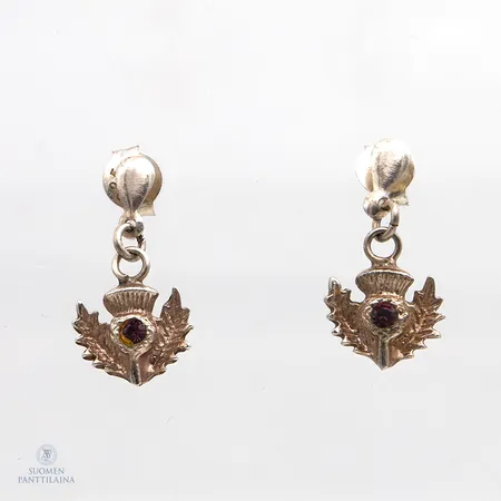 Kivikorvakoru, korkeus 17mm, 925br,  Paino: 1,2 g