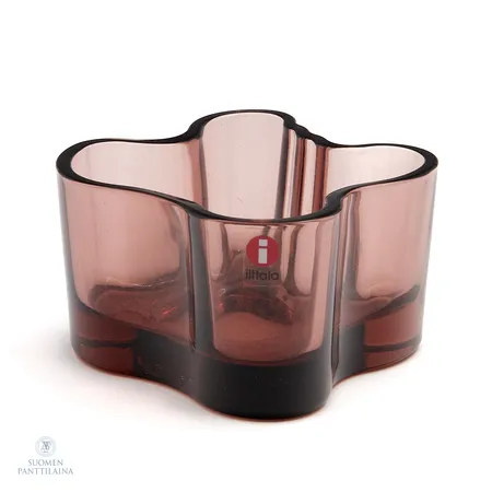 Aalto-kynttilälyhty Iittala, design Alvar Aalto, korkeus 55mm