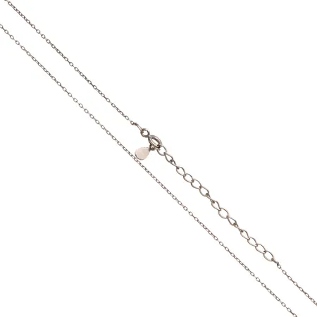Panssarikaulaketju, pituus 53cm, leveys 1mm, 925,  Paino: 1,7 g
