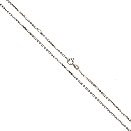 Panssarikaulaketju, pituus 42-45cm, leveys 1mm, 925,  Paino: 2,6 g