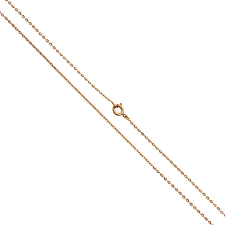 Panssarikaulaketju, pituus 42cm, leveys 1mm, 585,  Paino: 1,5 g