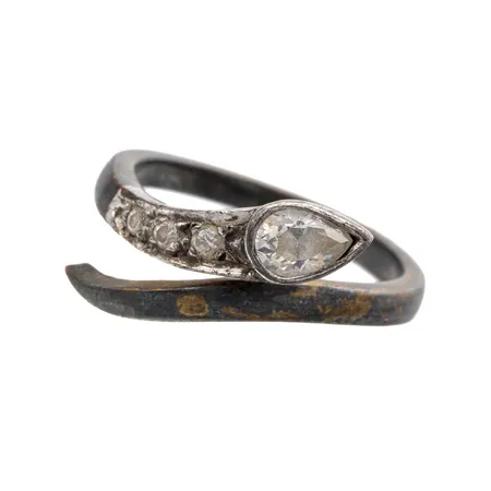 Kivisormus, koko 14½, 925br,  Paino: 1,9 g