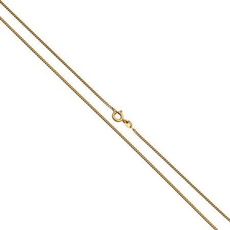Panssarikaulaketju, pituus 50cm, leveys 1mm, 585,  Paino: 4 g